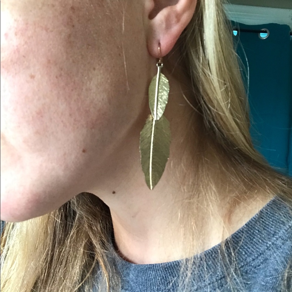 🌼Double Leaf Gold Earrings🌼